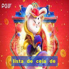 lista de ceia de natal completa